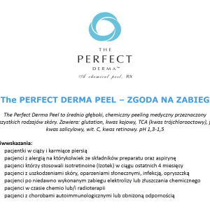 perfect peel zgoda pacjenta na zabieg